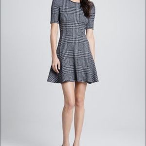 Theory Nikay plaid dress